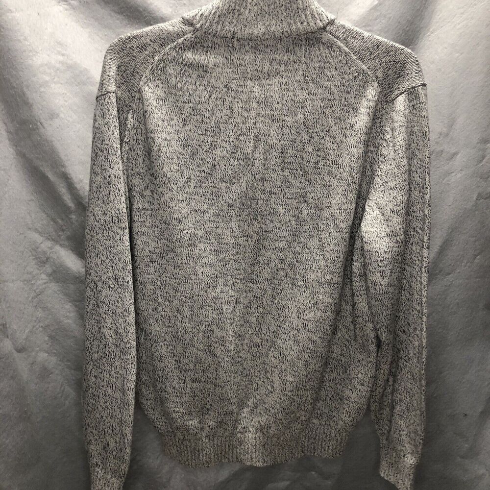 Mens IZOD 1/4 Neck 3 Button Sweater Size XL Medium Gray - Picture 3 of 3